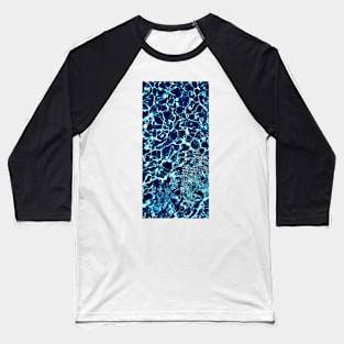 Blue Water Pool Daze Baseball T-Shirt